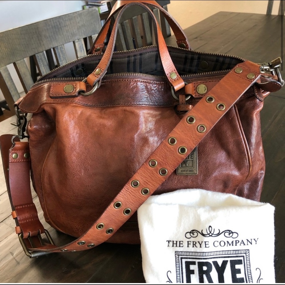Authentic Frye Handbag; can be a crossbody, shoulder & satchel bag. Beautiful 👜